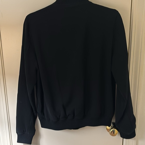 Michael Kors black bomber jacket. Never worn. Size small - Picture 4 of 4